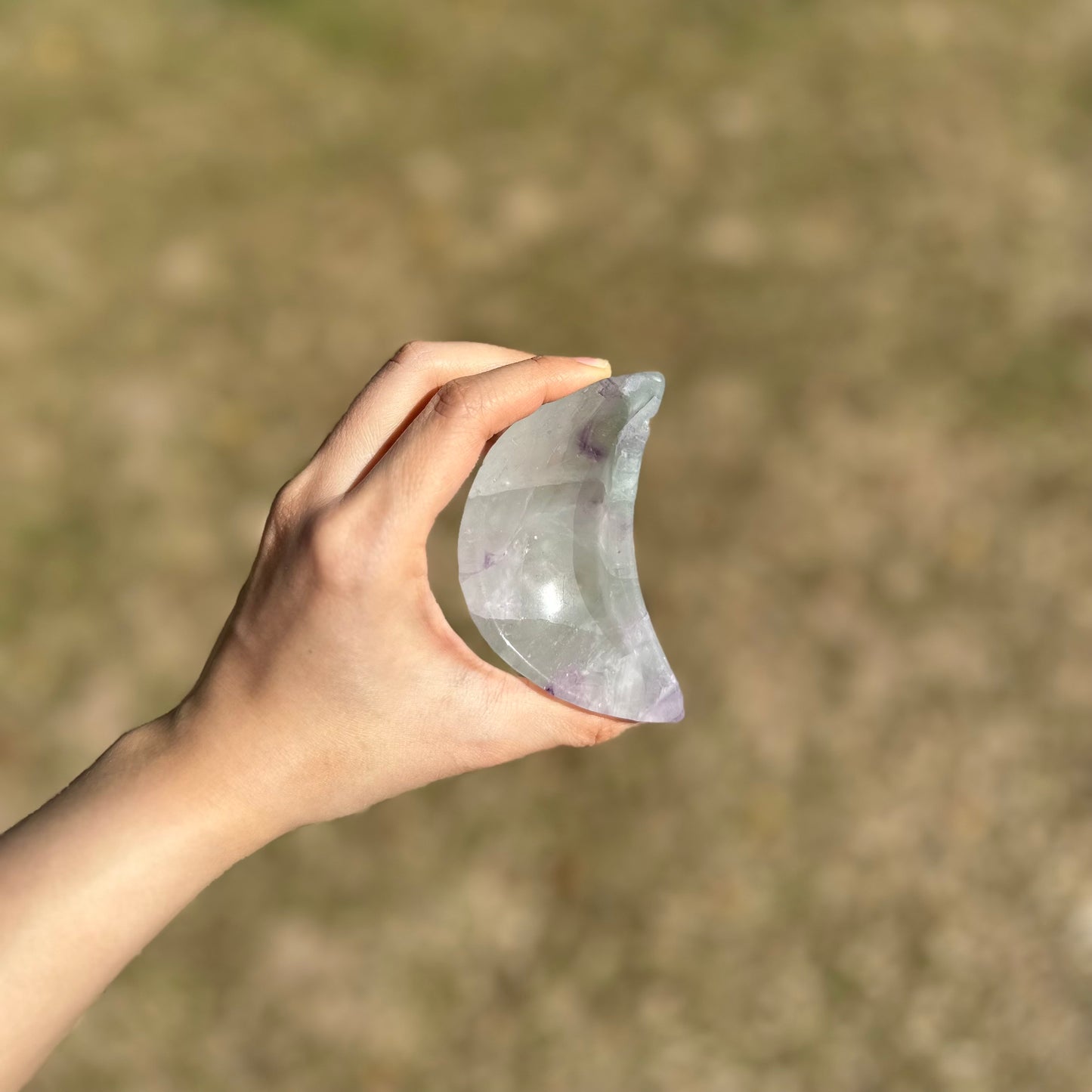 螢石月亮首飾小碟|Fluorite Moon Ring Dish