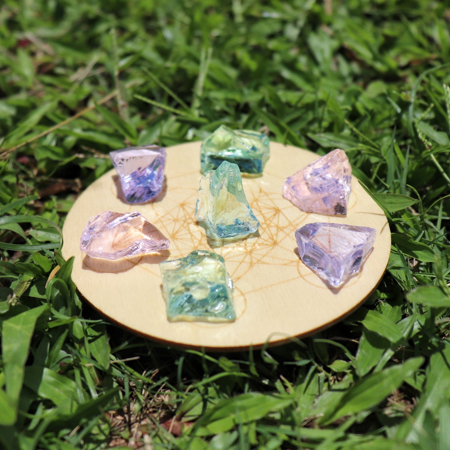 Andara 迷你多彩水晶陣式組合(48.9g) | Andara Crystals Baby Grid Set (48.9g)