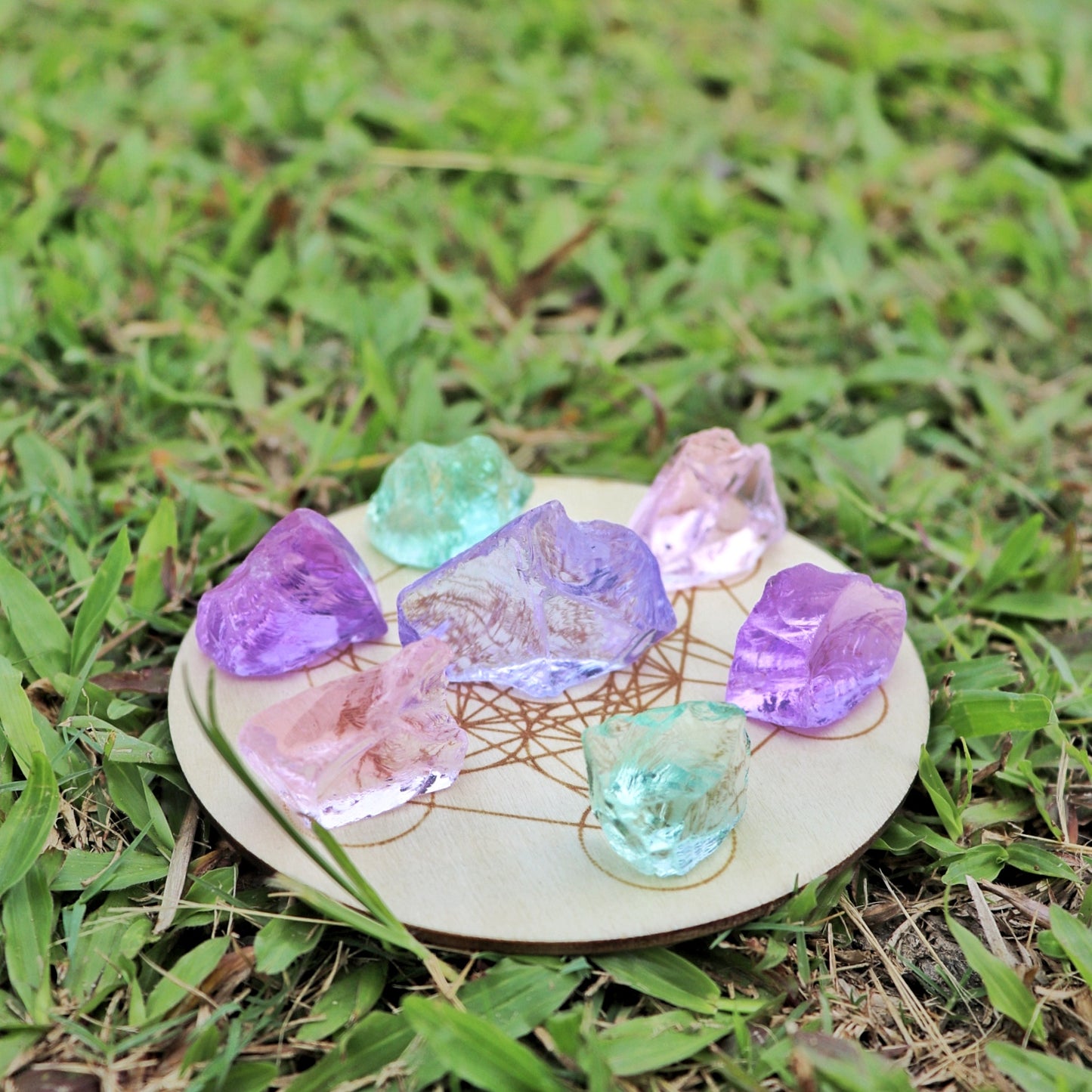 Andara 多彩水晶陣式組合(58g)｜Andara Crystals Grid (58g)
